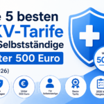 Die 5 besten PKV-Tarife für Selbstständige unter 500 Euro (2026)