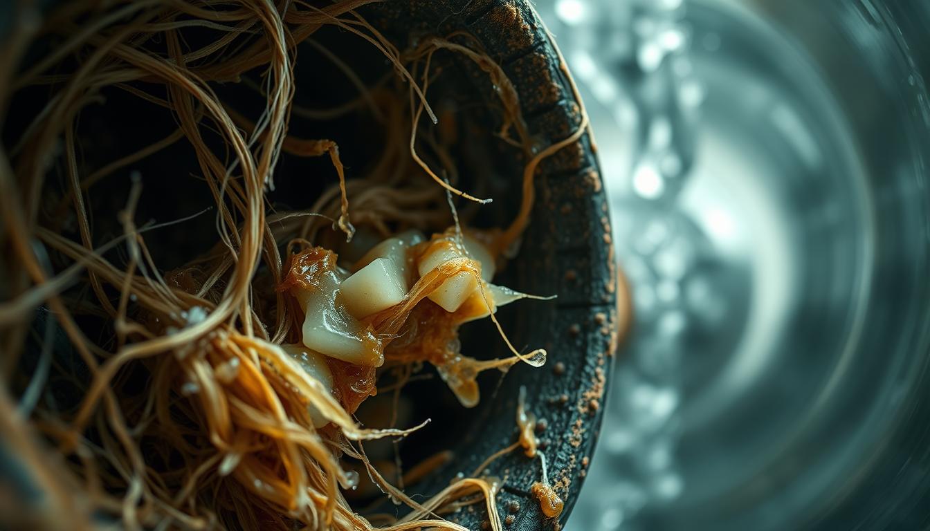 Wie Blockaden durch Haare, Seife & Fette entstehen